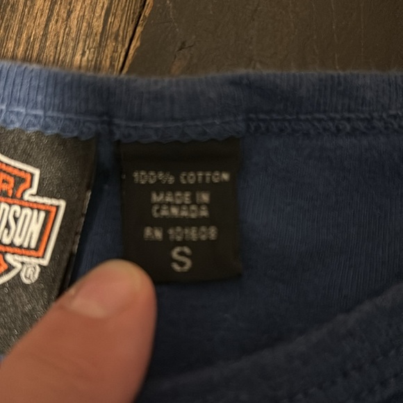 Harley Davidson long sleeve with patchwork elbows - size small used Bloomington - Picture 6 of 10
